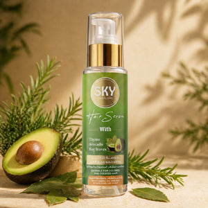SKY Herbal Care Hair Serum – Thyme, Avocado & Bay Leaves (120ml)