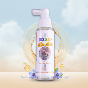 Baby Body Oil – Sky Iveen Calming Sleep with Blue Chamomile & Jojoba 125ml