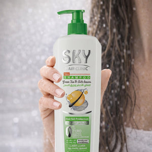 Shampoo – Sky Hair Clinic Green Tea & Sidr Leaves 400ml