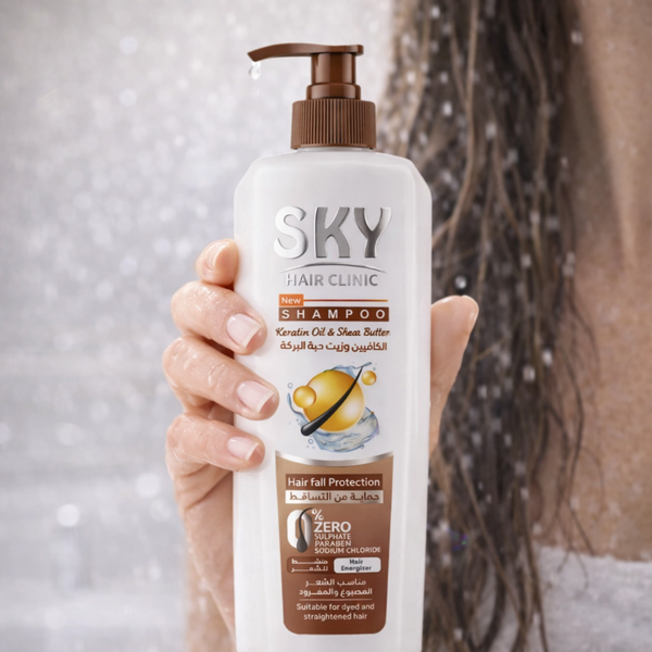 Shampoo – Sky Hair Clinic Caffeine & Black Seed Oil 400ml