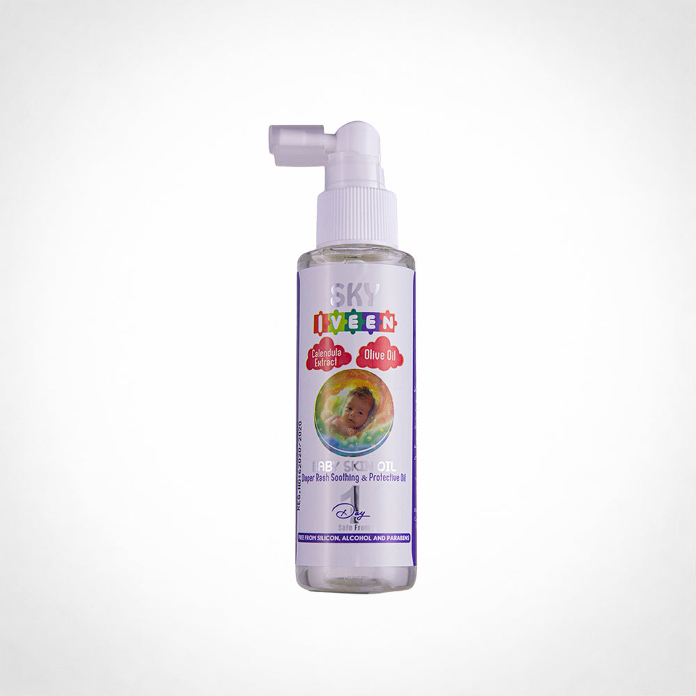 Baby Body Oil – Sky Iveen Calendula & Olive Oil Soothing Care 125ml