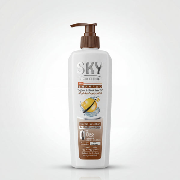 Shampoo – Sky Hair Clinic Caffeine & Black Seed Oil 400ml