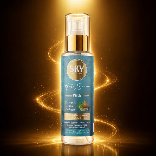 SKY Herbal Care Hair Serum – Date Seed, Henna & Collagen (120ml)