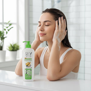 Shampoo – Sky Hair Clinic Green Tea & Sidr Leaves 400ml