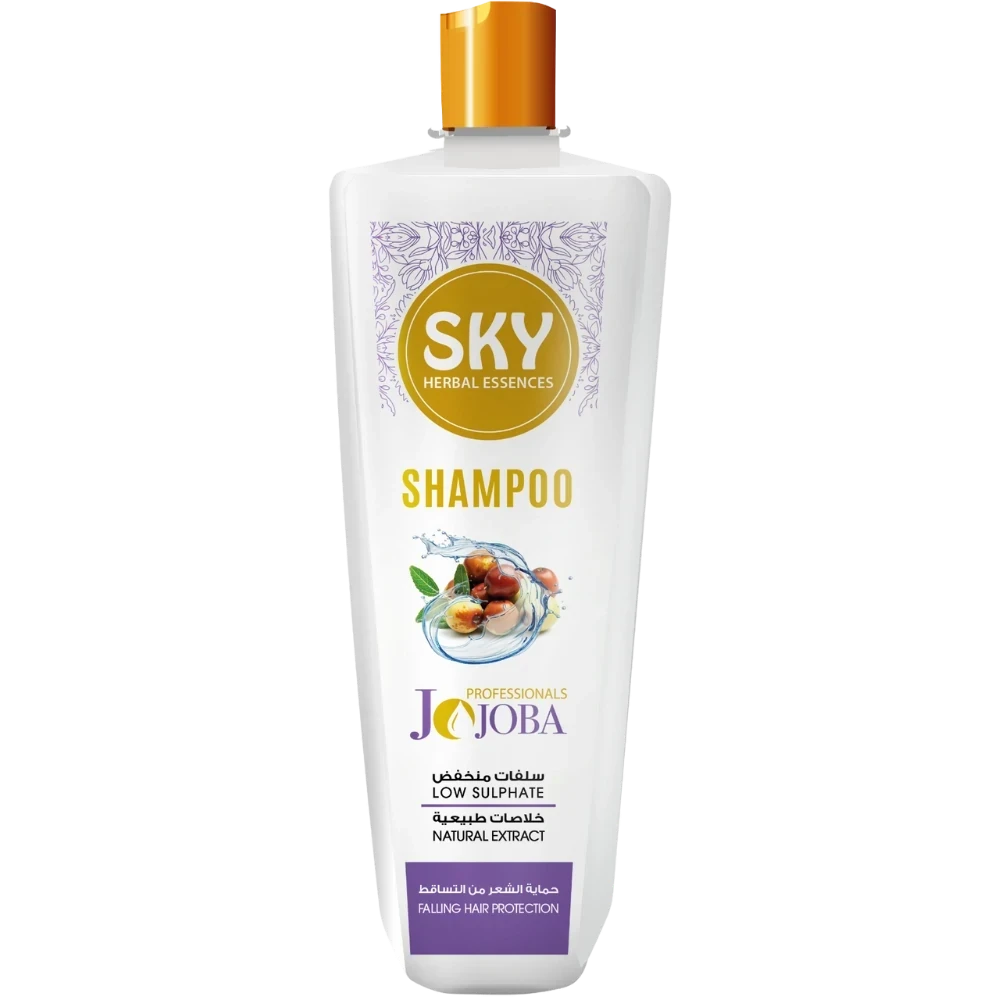 مجموعة سكاى بزيت الجوجوبا - للعنايه بالشعر الدهنى.