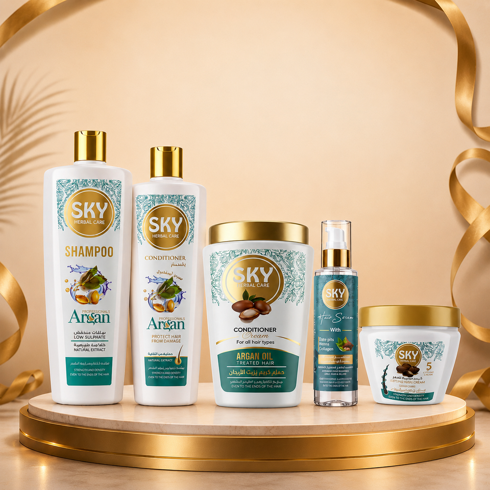 Argan Oil Complete Hair Care Bundle + Free Serum