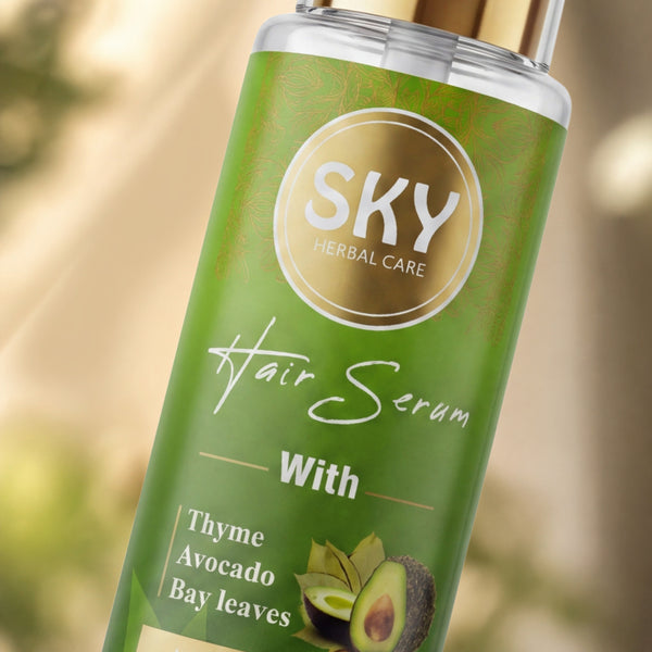 SKY Herbal Care Hair Serum – Thyme, Avocado & Bay Leaves (120ml)