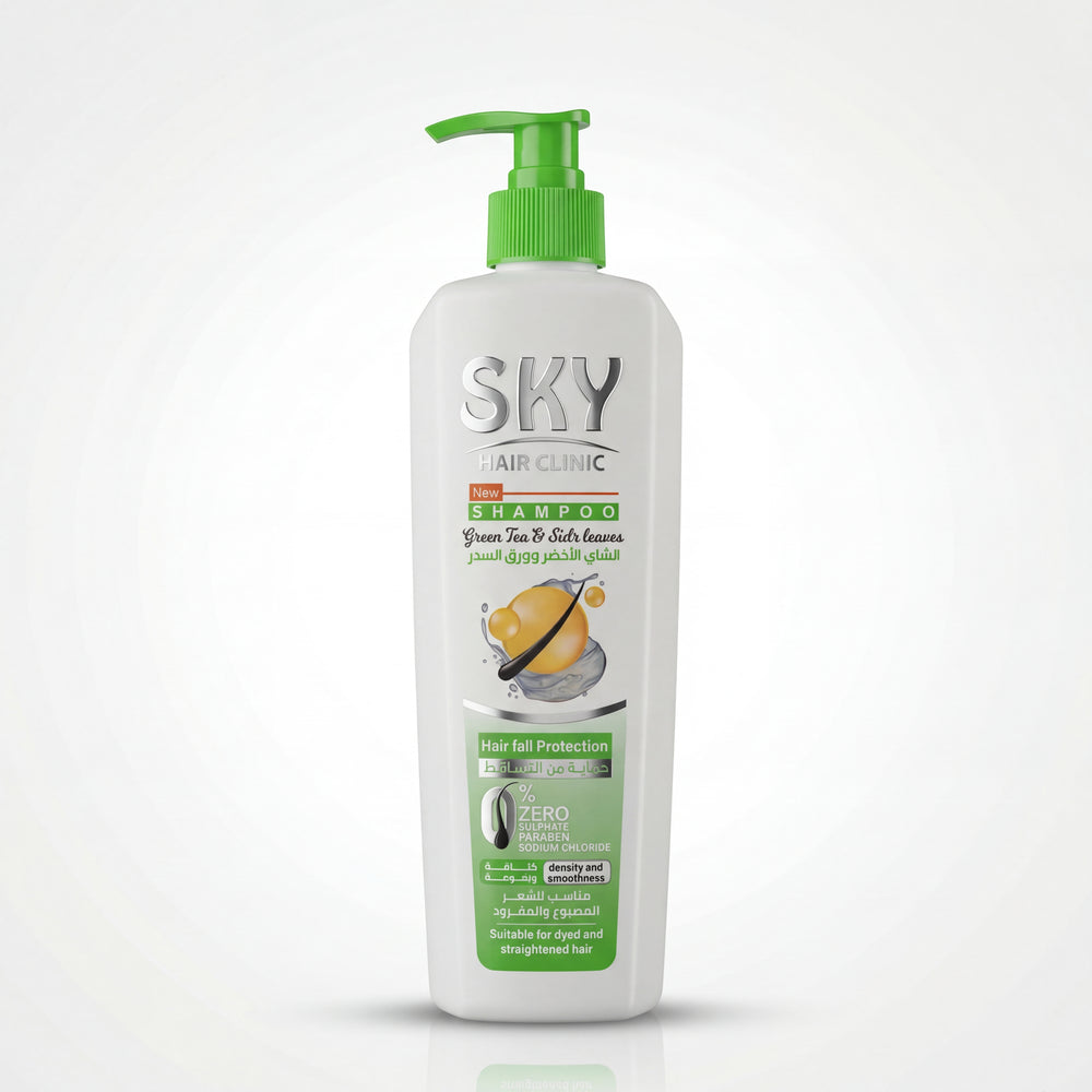 Shampoo – Sky Hair Clinic Green Tea & Sidr Leaves 400ml