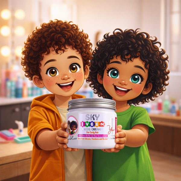 Kids Hair Cream – Sky Iveen Curly Hair Care 225g