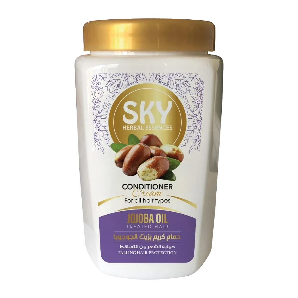 مجموعة سكاى بزيت الجوجوبا - للعنايه بالشعر الدهنى.